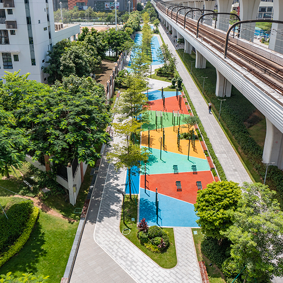 騰龍路龍華區實驗學校街心公園提升項目